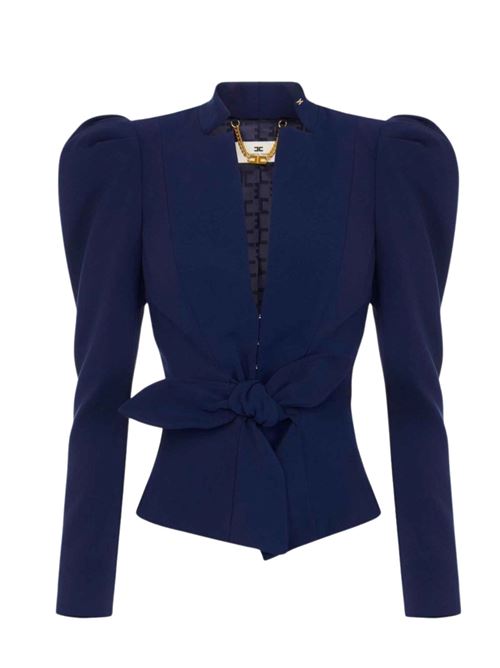 Blazer con spalline imbottite e fiocco Elisabetta Franchi | GI26666E2H88